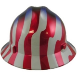 MSA - American Flag Full Brim Hard Hat